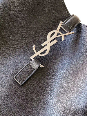 y.s.l le 5 a 7 S*pple small hobo bag in black leather