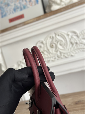 Bir.kin Sellier Bag Epsom Leather 25/30/35CM Gold Hardware In Bordeaux Color HS