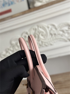 Bir.kin Sellier Bag Epsom Leather 25/30/35CM Gold Hardware In Sakura Pink Color HS