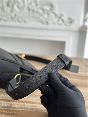 Kelly Messenger Bag Togo Leather Gold Tone Hardware In Black Color HS