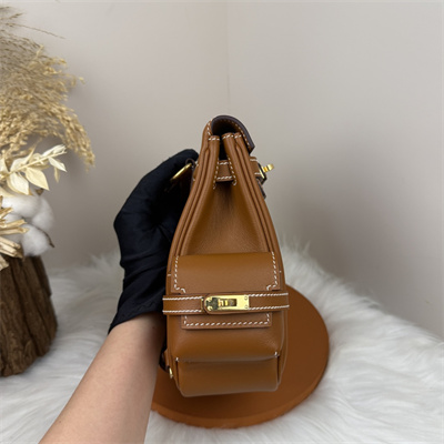 Kelly Jump Backpack Swift Leather Gold Tone Hardware In Gold Color HS