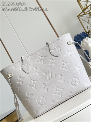 L.V Neverful MM Monogram Empreinte Brume M13758