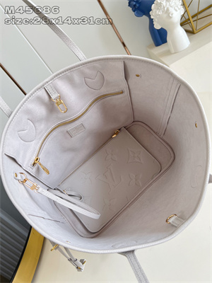 L.V Neverful MM Monogram Empreinte Brume M13758