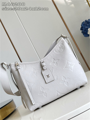 L.V Carryall PM Bag Monogram Empreinte Leather Brume M12917