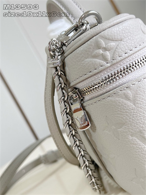 L.V Vanity Chain Pouch Monogram Empreinte Leather Brume M13593