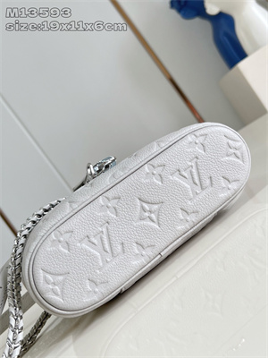 L.V Vanity Chain Pouch Monogram Empreinte Leather Brume M13593