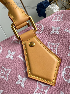 L.V Speedy P9 Bandoulière 30 Monogram Soft Calfskin Pink