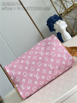 L.V Speedy P9 Bandoulière 30 Monogram Soft Calfskin Pink