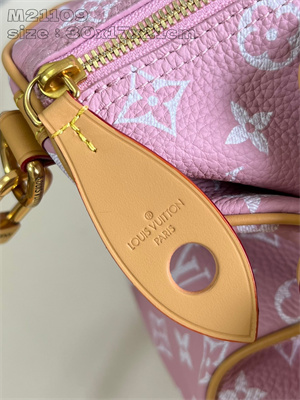 L.V Speedy P9 Bandoulière 30 Monogram Soft Calfskin Pink