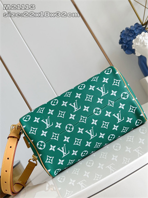 L.V Speedy P9 Bandoulière 30 Monogram Soft Calfskin Green