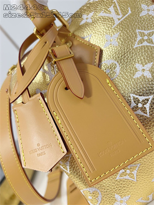 L.V Speedy P9 Bandoulière 30 Monogram Soft Calfskin Gold