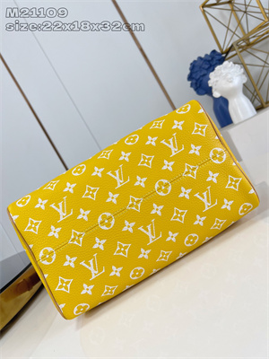 L.V Speedy P9 Bandoulière 30 Monogram Soft Calfskin Yellow