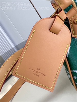L.V Speedy P9 Bandoulière 18 Monogram Soft Calfskin Green