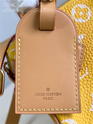 L.V Speedy P9  Bandoulière 18 Monogram Soft Calfskin Yellow