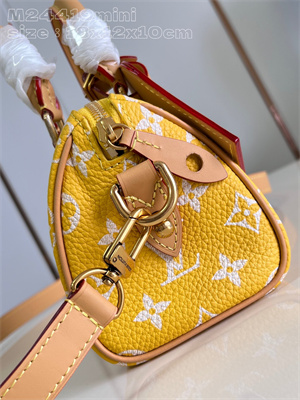 L.V Speedy P9  Bandoulière 18 Monogram Soft Calfskin Yellow