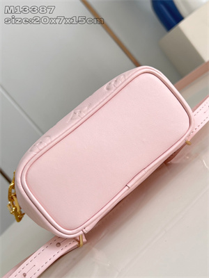 L.V Coussin Backpack Mini Lambskin Leather Jasmine Pink M13389