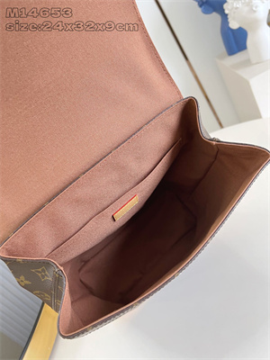 L.V Soho MM Backpack Coated canvas & Cowhide-leather M14653