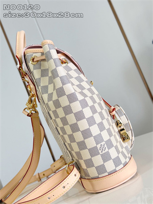 LV Montsouris PM Backpack Damier Azur Canvas N00120