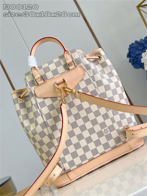 LV Montsouris PM Backpack Damier Azur Canvas N00120