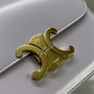 Ce**e teen triomphe bag in shiny calfskin laverder color