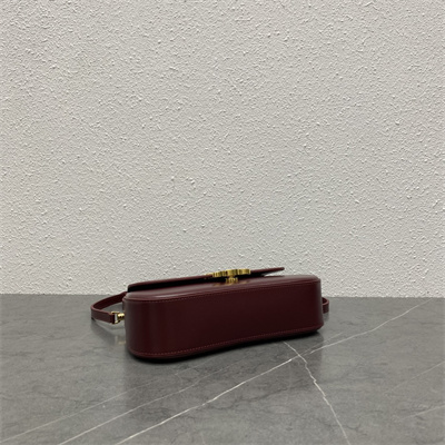 Ce**e teen lola in shiny calfskin bordeaux color