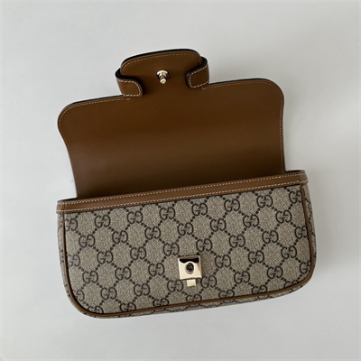 Gu.cci Horsebit 1955 Soft small top handle bag GG Canvas 815206