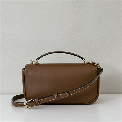 Gu.cci Horsebit 1955 Soft small top handle bag Brown Leather 815206