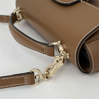 Gu.cci Horsebit 1955 Soft small top handle bag Brown Leather 815206