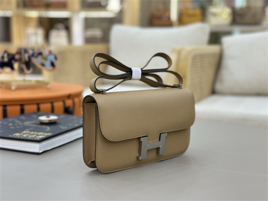 Constance Elan Epsom Leather Gold/Silver Tone Hardware Chai Color HS(With Mirror)