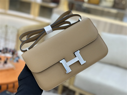 Constance Elan Epsom Leather Gold/Silver Tone Hardware Chai Color HS(With Mirror)