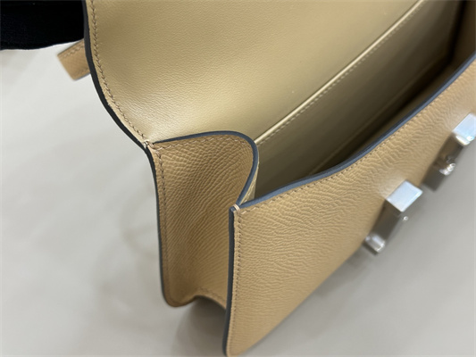 Constance Elan Epsom Leather Gold/Silver Tone Hardware Chai Color HS(With Mirror)