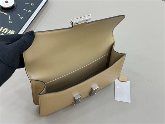 Constance Elan Epsom Leather Gold/Silver Tone Hardware Chai Color HS(With Mirror)