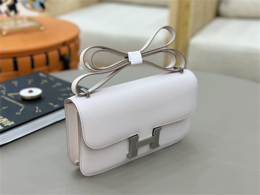 Constance Elan Epsom Leather Gold/Silver Tone Hardware Mauve Pale Color HS(With Mirror)