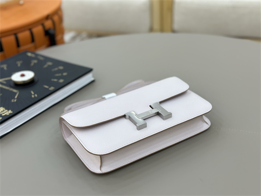 Constance Elan Epsom Leather Gold/Silver Tone Hardware Mauve Pale Color HS(With Mirror)