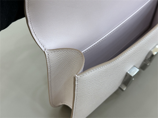 Constance Elan Epsom Leather Gold/Silver Tone Hardware Mauve Pale Color HS(With Mirror)