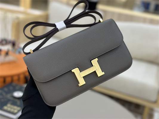 Constance Elan Epsom Leather Gold/Silver Tone Hardware Etain Color HS(With Mirror)