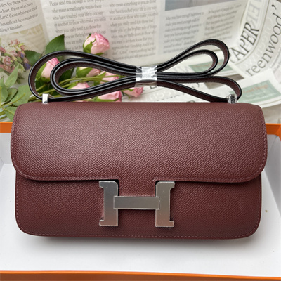 Constance Elan Epsom Leather Gold/Silver Tone Hardware Bordeaux Color HS(With Mirror)