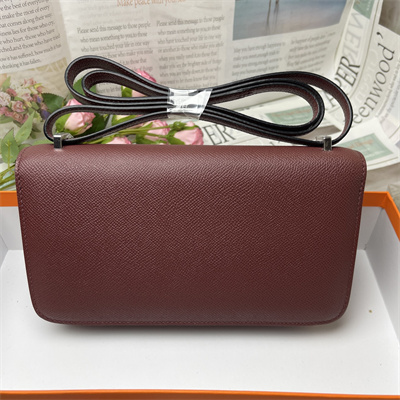 Constance Elan Epsom Leather Gold/Silver Tone Hardware Bordeaux Color HS(With Mirror)