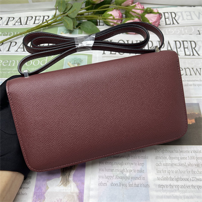 Constance Elan Epsom Leather Gold/Silver Tone Hardware Bordeaux Color HS(With Mirror)