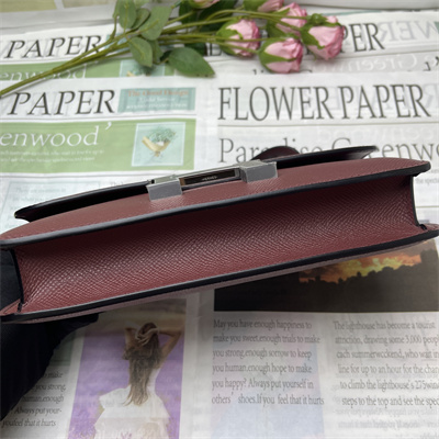 Constance Elan Epsom Leather Gold/Silver Tone Hardware Bordeaux Color HS(With Mirror)