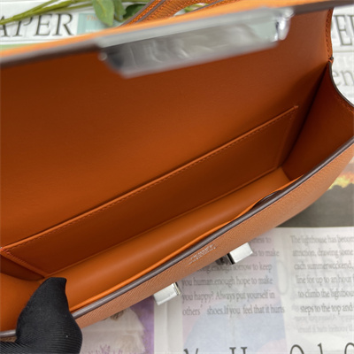 Constance Elan Epsom Leather Gold/Silver Tone Hardware Orange Color HS(With Mirror)