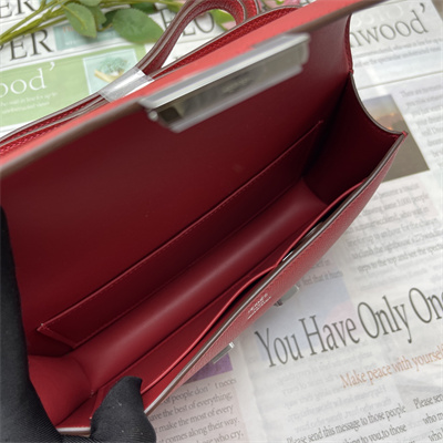 Constance Elan Epsom Leather Gold/Silver Tone Hardware Red Color HS(With Mirror)