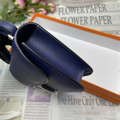 Constance Elan Epsom Leather Gold/Silver Tone Hardware Deep Blue Color HS(With Mirror)