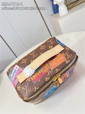 L.V Toiletry Bag 2 compartments Monogram coated canvas M14744