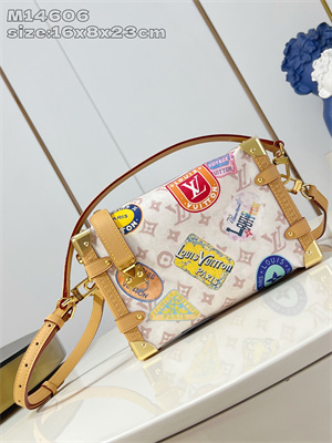 L.V SIDE TRUNK MM Monogram Dune coated canvas M14606