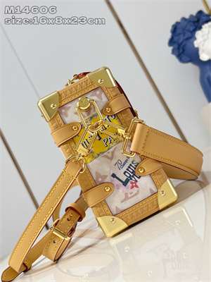 L.V SIDE TRUNK MM Monogram Dune coated canvas M14606