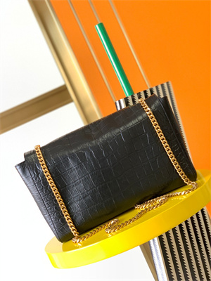 Y.S.L REVERSIBLE KATE MEDIUM Gold Tone Metal Black Color