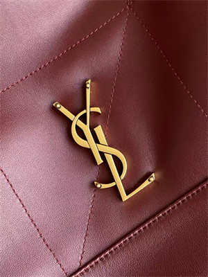 Y.S.L Jamie Shopping Bag Small In Lambskin Bordeaux Color