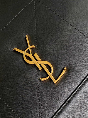 Y.S.L Jamie Shopping Bag In Lambskin Black Color