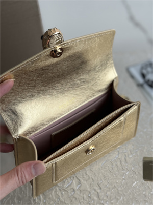 B*l*ai serpenti forever mini top handle bag calfskin leather gold color 293666